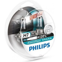 Автолампа галогенная PHILIPS H7 X-TREMEVISION +130% 12V 55W  (2шт.)