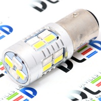 Автомобильная светодиодная лампа 1157 - P21/5W - S25 - BAY15d - 20 SMD 5730 Белый-Желтый (2шт.)
