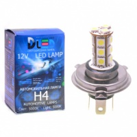 Светодиодная автомобильная лампа DLED H4 - 18 SMD 5050 (2шт.)